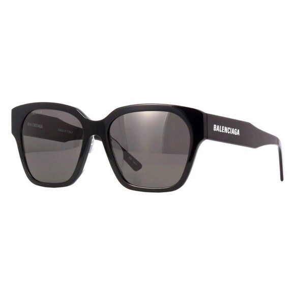 New Authentic  BALENCIAGA Black Square BB0215SA 001 Sunglasses Women - Picture 1 of 4
